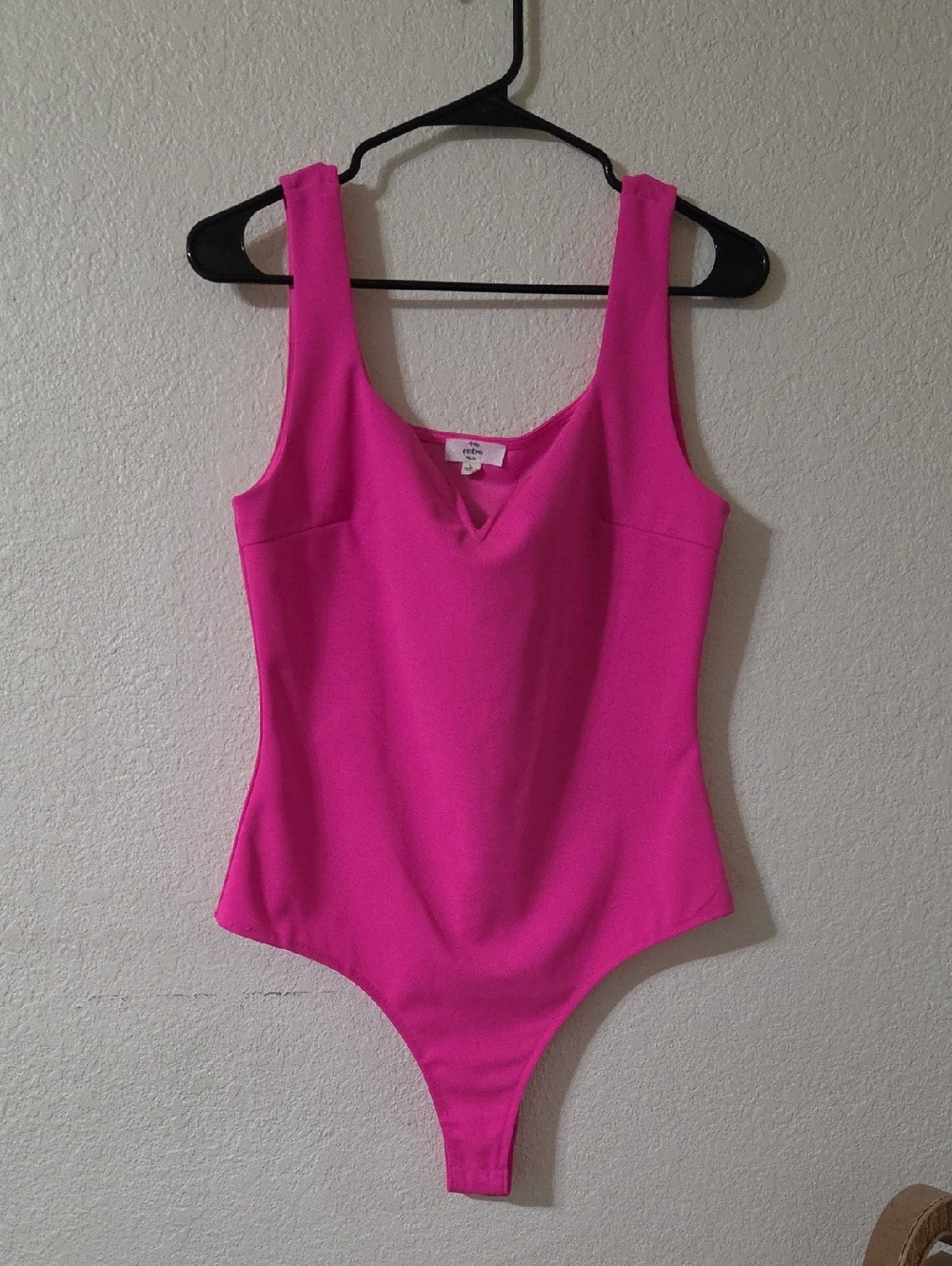 entro Hot Pink Girls' One-Piece Bodysuit